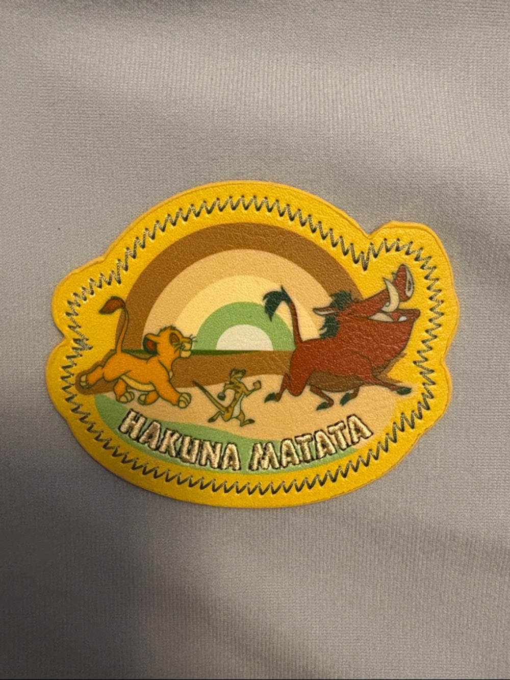 Stoney Clover Hakuna Matata Lion King Patch